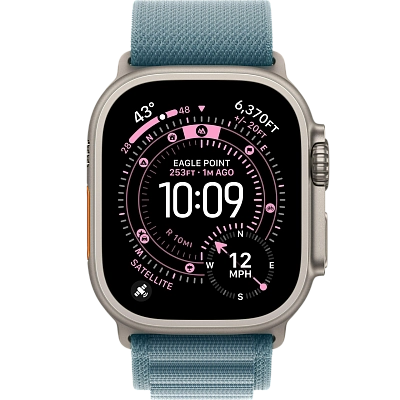 Часы Apple Watch Ultra 3 49mm Titanium Case Natural / Alpine Loop Light Blue M 400_400_640947