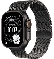 Часы Apple Watch Ultra 3 49mm Titanium Case Black / Titanium Milanese Loop Black L 500_191_640885