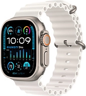 Часы Apple Watch Ultra 2 49mm Titanium Case GPS+Cellular Ocean Band White 500_191_640792