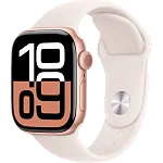 Часы Apple Watch Series 10 46mm Rose Gold Aluminium Case GPS Sport Band Starlight M/L 250_100_639893
