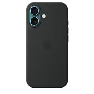 Чехол для iPhone 16 Silicone Case with MagSafe - Black 500_191_761941