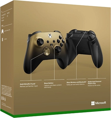 Геймпад XBOX Special Edition - Gold Shadow 400_400_626537