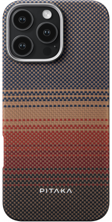 Чехол для iPhone 16 Pro Max Pitaka Tactile Woven Case - Sunset 250_100_770110