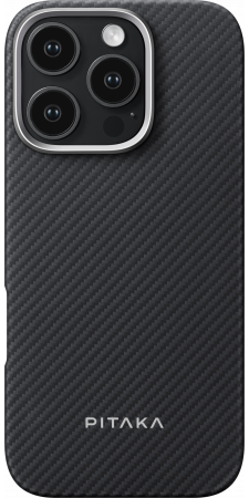 Чехол для iPhone 16 Pro Pitaka Ultra Slim Case - Black 250_100_770112