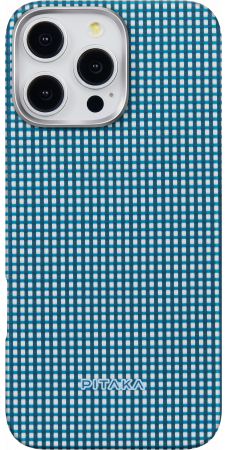 Чехол для iPhone 16 Pro Pitaka Ultra Slim Case - Ocean Blue 250_100_770113