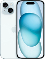 Смартфон Apple iPhone 15 256GB nano-Sim + eSim Blue 500_191_754905