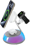 Зарядная станция 3в1 Wiwu Wi-W036 Aurora Qi2.0 с подсветкой 250_100_770642