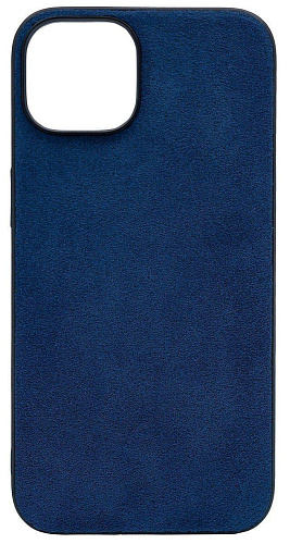 Чехол алькантара для iPhone 14 Синий 250_100_533366