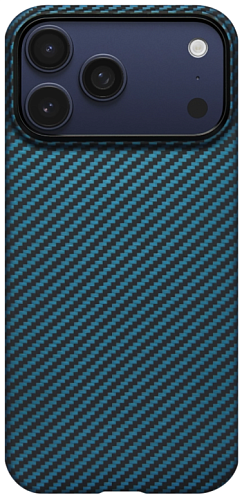 Чехол для iPhone 17 Pro Pitaka Edge PitaTap Ultra-Slim Case - Black/Blue 250_100_770149