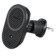 Автомобильная беспроводная зарядка/держатель Pitaka MagEZ Car Mount Pro 2 Qi2 500_191_623613