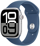 Часы Apple Watch Series 10 46mm Silver Aluminium Case GPS Sport Band Denim M/L 250_100_639909