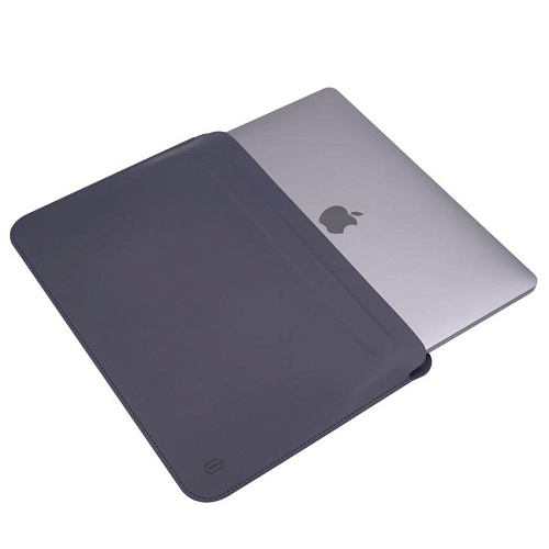 Кожаный чехол для MacBook Pro 14.2 WIWU Skin Pro 2 Blue 250_100_131556