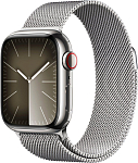 Часы Apple Watch Series 9 45mm Stainless Steel Case Milanese Loop Silver 250_100_640364