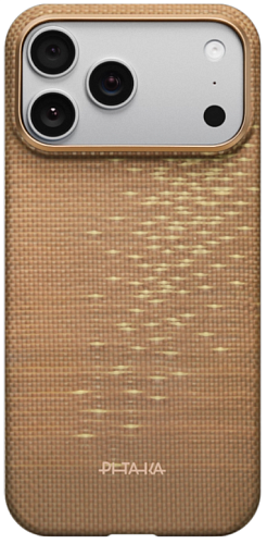 Чехол для iPhone 17 Pro Max Pitaka Edge PitaTap Ultra Slim Case - Golden Glint 250_100_770161