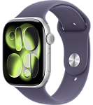 Часы Apple Watch Series 11 42mm Silver Aluminium Case GPS Sport Band Purple Fog S/M 250_100_639967