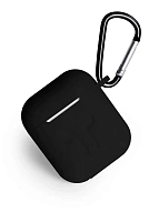 Чехол для AirPods 2 Gurdini Soft Touch - Черный 500_191_551241