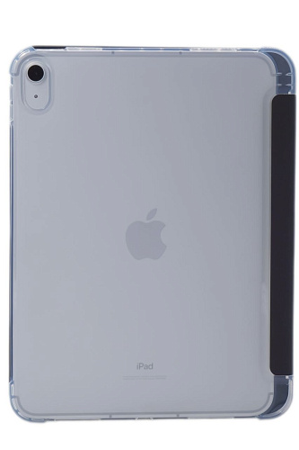Прозрачный чехол-книжка для iPad 10 с тройным загибом Черный 250_100_121629