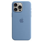 Чехол для iPhone 15 Pro Silicone Case with MagSafe - Winter Blue 250_100_761879