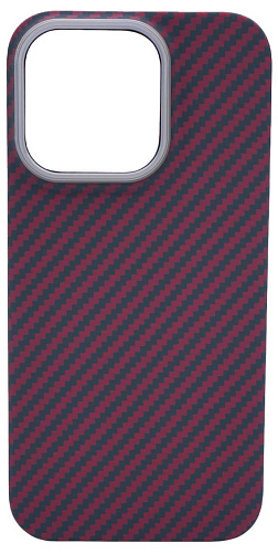 Карбоновый чехол для iPhone 14 Pro Max KZDOO Kevlar Красный 250_100_532249
