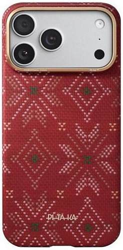 Чехол для iPhone 17 Pro Pitaka Threads of Winter PitaTap Ultra Slim Case - Scarlett 250_100_770160
