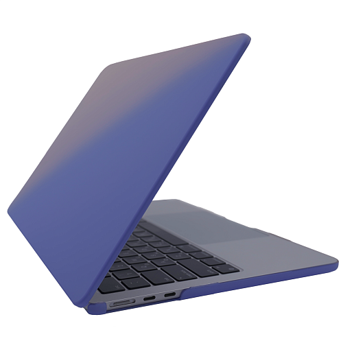 Чехол DDC Rainbow Case на MacBook Pro 14.2 Бежевый/Синий 250_100_130660