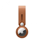 Кожаный брелок-подвеска Apple для AirTag Leather Loop Saddle Brown 250_100_660397