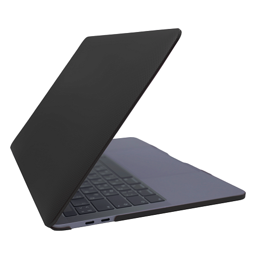 Чехол карбоновый текстура в виде точки DDC Carbon fiber textured на MacBook Pro 14.2 Черный 250_100_130383