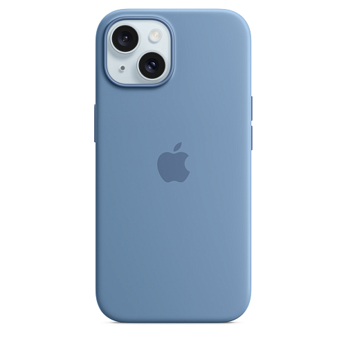 Чехол для iPhone 15 Plus Silicone Case with MagSafe - Winter Blue 250_100_124658
