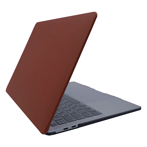 Кожаный чехол DDC PU Skin на MacBook Pro 14.2 Коричневый 250_100_131598