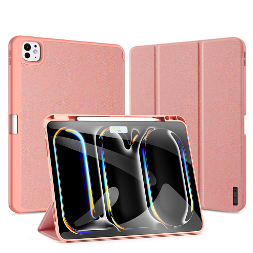 Чехол-книжка для iPad Pro 13 M4 Dux Ducis Domo Series Pink 250_100_707869
