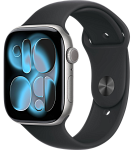 Часы Apple Watch Series 11 42mm Space Gray Aluminium Case GPS Sport Band Black S/M 250_100_639976