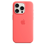 Чехол Apple iPhone 15 Pro Silicone Case with MagSafe - Guava 250_100_761728
