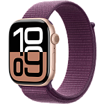 Часы Apple Watch Series 10 42mm Rose Gold Aluminium Case GPS Sport Loop Plum 250_100_639833