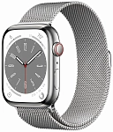 Часы Apple Watch Series 8 45mm Stainless Steel Case GPS+Cellular Milanese Loop Silver 250_100_640170