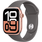 Часы Apple Watch Series 10 46mm Rose Gold Aluminium Case GPS Sport Band Stone Gray M/L 250_100_639897