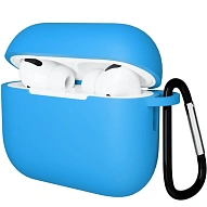 Чехол для AirPods Pro 3 Gurdini Soft Touch - Голубой 500_191_551742