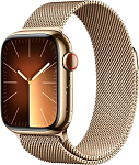 Часы Apple Watch Series 9 45mm Stainless Steel Case Milanese Loop Gold 250_100_640354