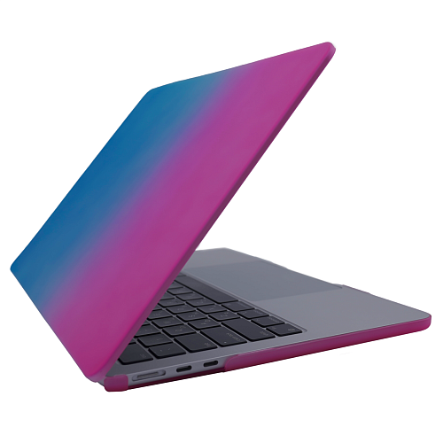 Чехол DDC Rainbow Case на MacBook Pro 13.3 Розовый/Синий 250_100_130664