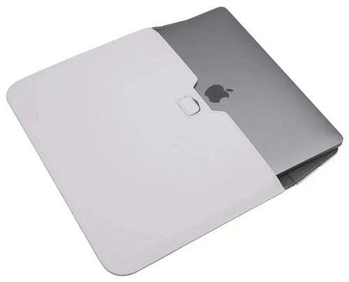 Кожаная сумка-чехол DDC Sleeve with Stand на MacBook 13/14.2 Белый 250_100_128133