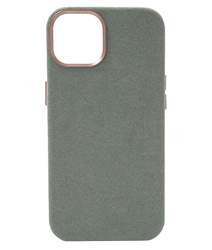 Чехол из алькантары для iPhone 14 Plus с MagSafe Мятный 250_100_124887