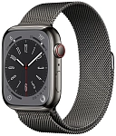 Часы Apple Watch Series 8 45mm Stainless Steel Case Milanese Loop Graphite 250_100_640174