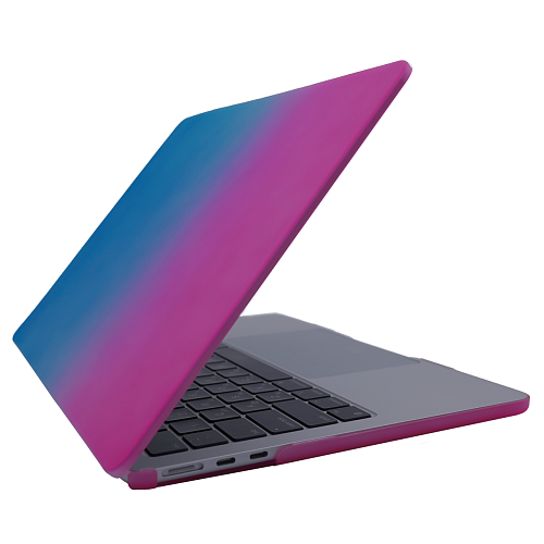 Чехол DDC Rainbow Case на MacBook Pro 16.2 Розовый/Синий 250_100_130648