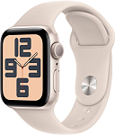 Часы Apple Watch Series SE 2023 44mm Aluminium Case GPS Sport Band Starlight S/M 250_100_640445
