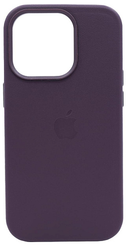 Чехол для iPhone 14 Pro кожаный с MagSafe Темно-фиолетовый 250_100_534060