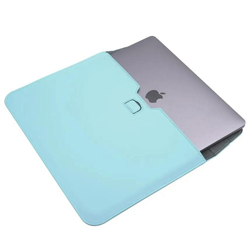 Кожаная сумка-чехол DDC Sleeve with Stand на MacBook 13/14.2 Голубой 250_100_128144