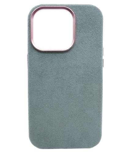Чехол из алькантары для iPhone 14 Pro Max с MagSafe Мятный 250_100_124917