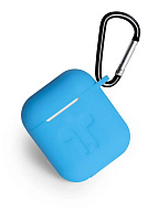 Чехол для AirPods 2 Gurdini Soft Touch - Голубой 500_191_551213