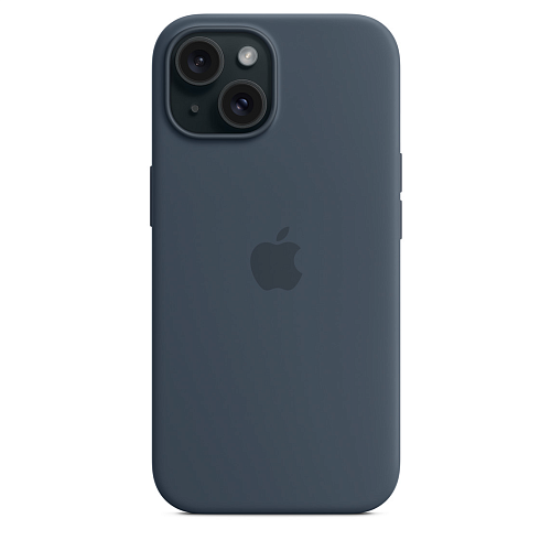 Чехол для iPhone 15 Plus Silicone Case with MagSafe - Storm Blue 250_100_124652