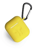 Чехол для AirPods 2 Gurdini Soft Touch - Желтый 500_191_551215