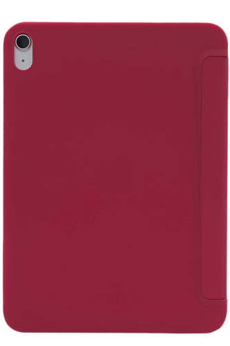 Чехол-книжка для iPad Air 4/5 10.9 3 загиба силиконовый с рамкой Красный 250_100_125579